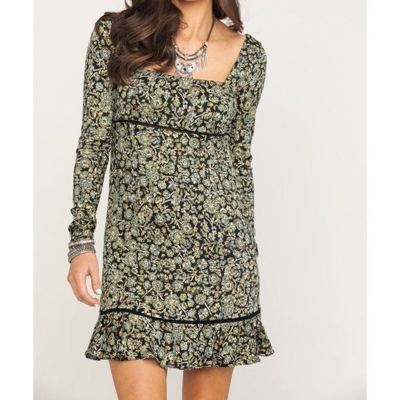 Free People Bohemian Mini Dress - Picture 2 of 5